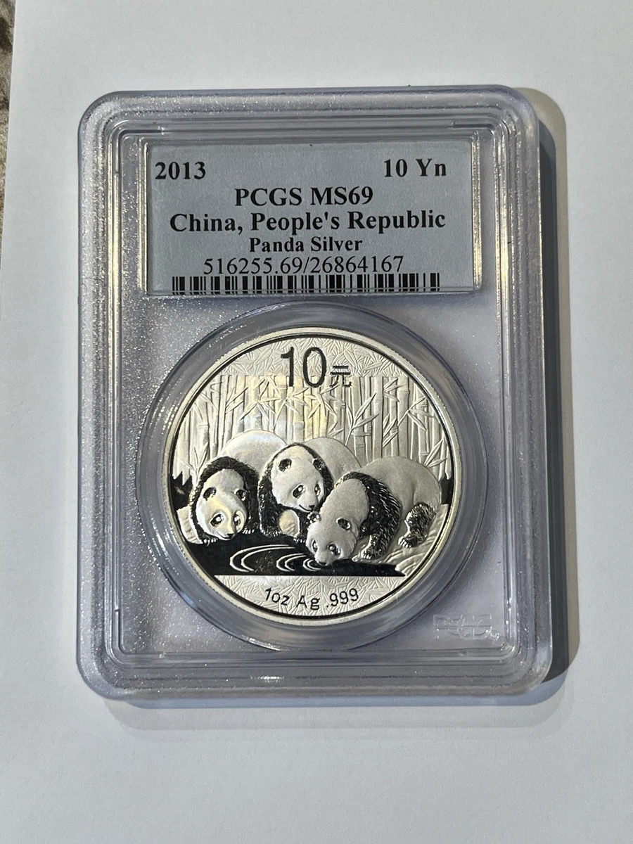 Chinese Panda MS 69 Graded 2013 Silver Bullion Coins for sale | eBay