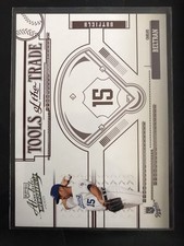 2005 Playoff Absolute Memorabilia Tools of the Trade Red 28/250 Carlos Beltran