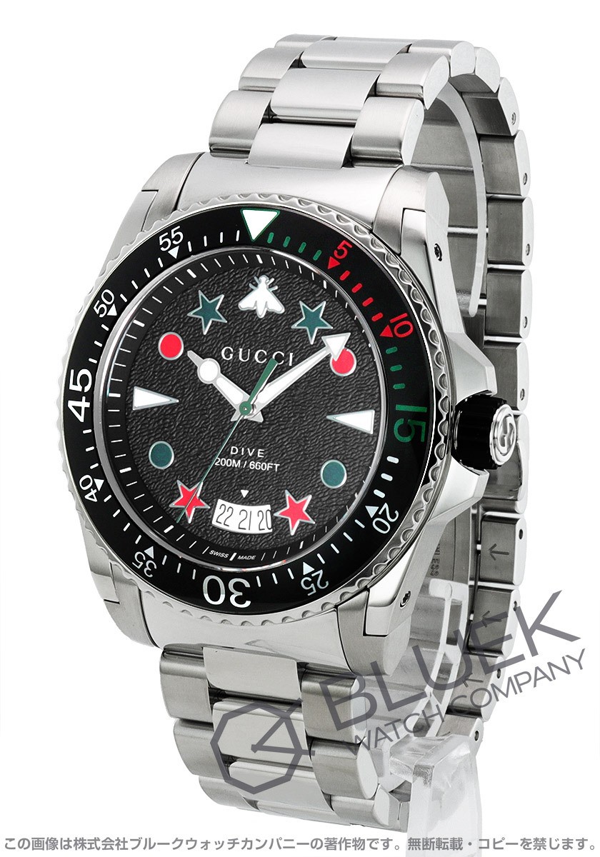 Gucci Watch Dive Men's YA136221 New