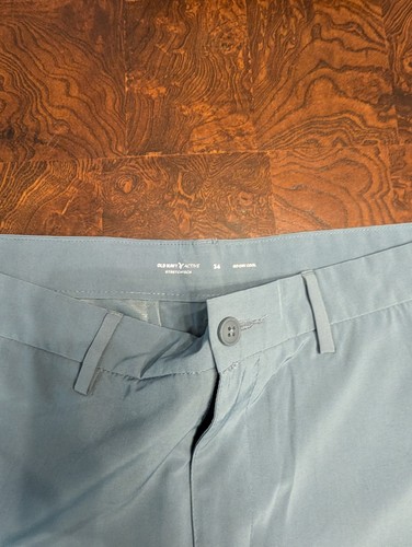 Old Navy Active Mens Tech Hybrid Stretch Shorts Size 34 metallic blue 7 inseam - 第 2/8 張圖片