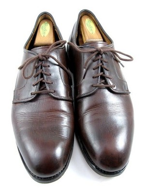 Allen Edmonds ''WINDSOR'' Men's Plain-toe Leather Derby 9 EEE  Chili  USA (590N)