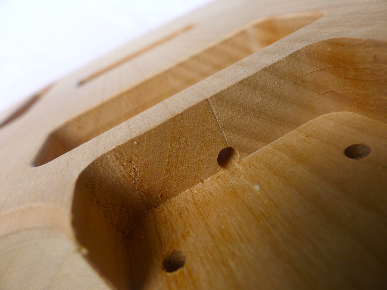 Unfinish Telecaster Body 2 pcs Centre Joined North American Alder 2x P90 ≦4.8Lbs