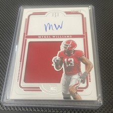 2025 National Treasures Collegiate Mykel Williams Silhouettes Signatures /99