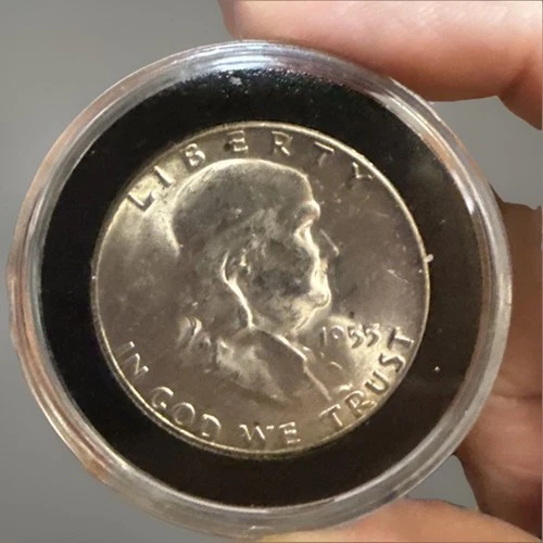 1955 Franklin Half Dollar. 50¢ 90% Silver Half Dollar. Proof 🪙🔔🦅🔥🔥