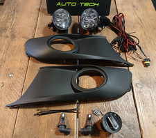 Fits VW Caddy MK3 Led Fog Light Kit Inc Switch UK Made Braided Harness 2010-2015