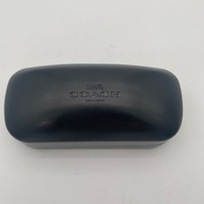 Coach Luxottica Black Hard Eyeglass Case With Cleaning Cloth