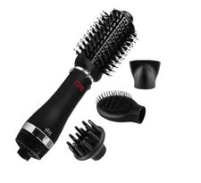 CHI Volumizer 4-in-1 Blowout Brush Hair Dryer w/3 Attachments *See Photo/Details