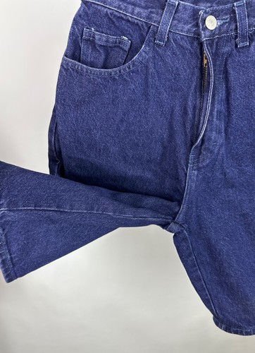 Vintage Jordache Denim Shorts Womens 23 Relaxed Fit Longline Jorts Dark Wash 90s - Picture 5 of 10
