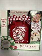Santa  s Magical Telephone Mr Christmas Interactive Holiday Personalized Toy. New