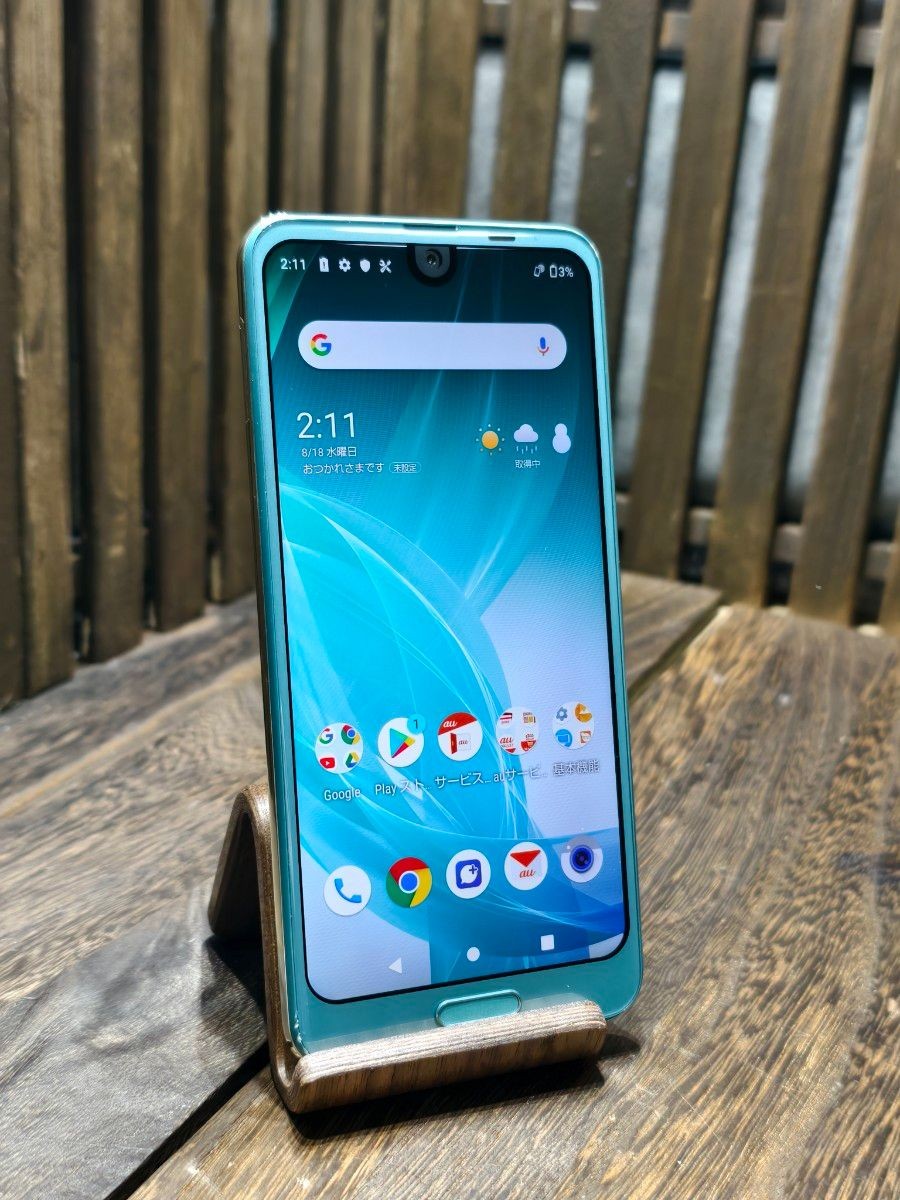 【SHARP】AQUOS R2 SHV42 [au] Aquamarine SHARP AQUOS R2 AU SHV42 Aquamarine IGZO ANDROID UNLOCKED | eBay