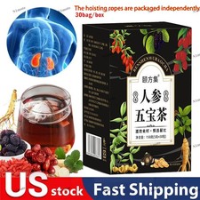 30Pcs Ginseng Six Treasure Tea , Kidney Tea ,Liver Tea , Red Date Kidney Health