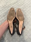 L'Autre Chose denim slingback kitten heels with a frayed edge detail Size  39 — photo 4