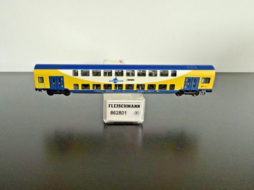 Fleischmann 862801 Spur N  2. Klasse Doppelstockwagen Metronom in OVP | Zustand: Gebraucht