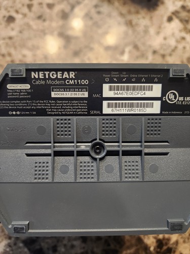 NETGEAR Nighthawk CM1100 Cable Modem - Afbeelding 5 van 5