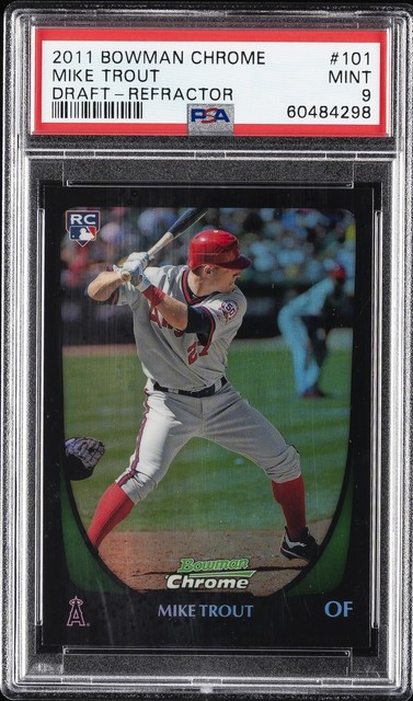 Mike Trout 2011 Bowman Bowman Chrome Draft Refractor
