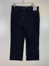 Cat  Jack Boys Jeans 16 Husky Relaxed Straight Dark Wash Denim 32x24 Hemmed