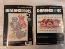 Two Dimensions Counted Cross Stitch.  6875  6810. Both 5" X 7".