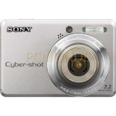 Sony Cybershot 7.2 MP Digital Camera with 3x Optical Zoom - Silver