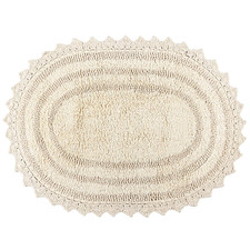 Rajrang Bathroom Mat For Kitchen And Spa Crochet Pattern Cotton Absorbent Soft
