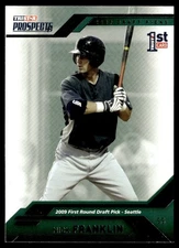 2009 TriStar Prospects Plus Nick Franklin Rookie Seattle Mariners #22