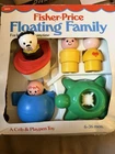 Vintage 1984 Fisher Price Little People Floating Family 411 Toy w/ Box Dog Boat