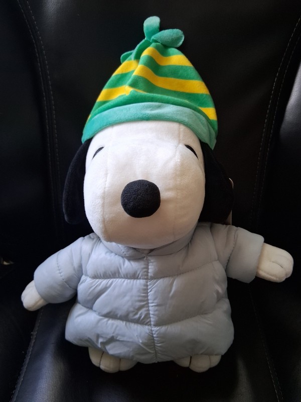 Snoopy Puffer Jacket Peanuts Christmas 2023 Holiday Plush TikTok - NWT