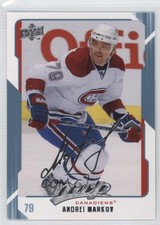 2008-09 Upper Deck MVP Andrei Markov #154 t3w