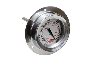 2225-20 Stainless Steel Bi-Metals Industrial Flange Mount Thermometer, 200 to...