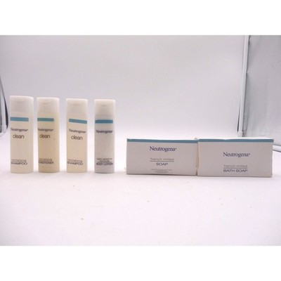 Neutrogena Clean Normalizing Shampoo Conditioner French Milled Bath Soap Boxed