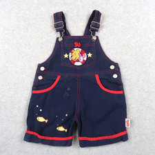 Pooh Overalls Girls Size 2T Blue Winnie The Pooh Piglet Bib Cotton
