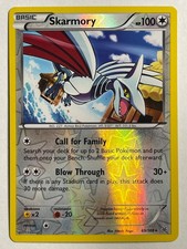 Skarmory Reverse Holo Rare XY - Roaring Skies 69/108 NM
