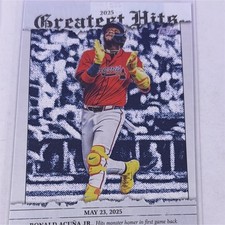 2026 Topps Series 1 - 2025 Greatest Hits Ronald Acuña Jr. Braves #GH-19