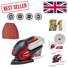 Quiet 18V Cordless Detail Sander with Dust Extraction - Versatile Hand Sander