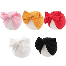 Baby Girl Turban Newborn Beanies Hat Infant Toddler Girls Headwraps