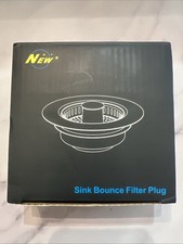 POWERSIR 3-in-1 Kitchen Sink Drain Strainer Stopper Brushed Stainless Steel