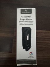 Wasserstein Horizontal Angle Mount Black for Google Nest Doorbell Wired 2nd Gen