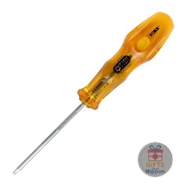 VESSEL Power Grip Torx Screwdriver T15H×80mm Cr-V Steel Acetate Handle New