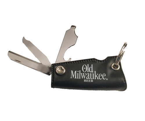 Portable 4 In 1 Bottle Opener Chain Keyring Keychain Metal Beer Bar Top L5y2 - Foto 9