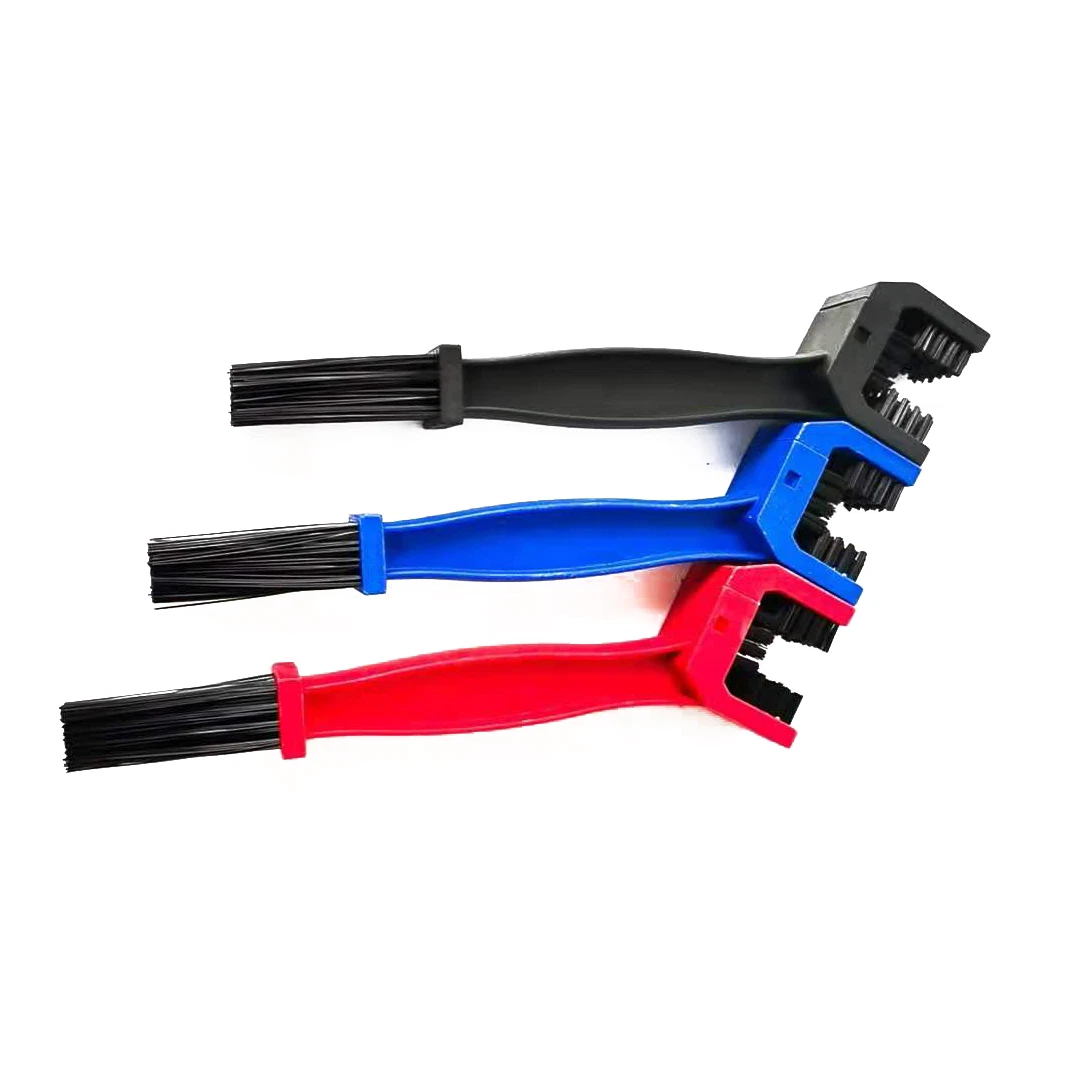 Portable Tool Washing Scrubber Gear Cleaner Motorcycle Bike Chain Cleaning Brush