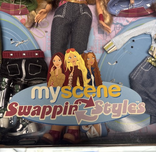Barbie My Scene Swappin' Styles con más de 240+ looks 2005 Mattel nueva sellada - Imagen 9 de 16