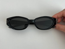 Gentle Monster Dada 01 Sunglasses   Black Acetate Frame, Unisex, UV Protection