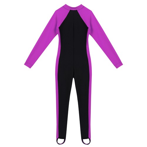 Kids Girls Bathing Suit Long Sleeves Swimsuit Surfing Swimwear Quick Dry Beach - Picture 22 of 44