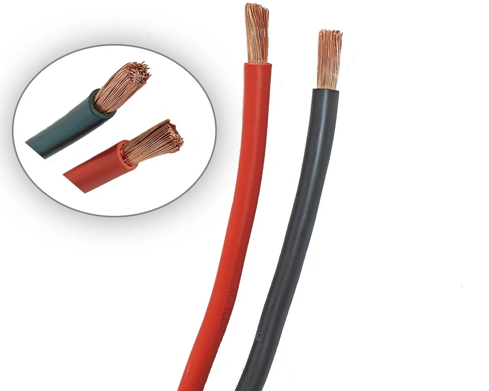 1,5-2,5-4-6-10-16-25-35-50-70-95mm² OFC Kupfer Batteriekabel  MADE IN GERMANY - Bild 2 von 3