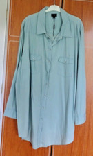 Ladies Ann Harvey Slate Blue Long Sleeve Blouse  Top Size 28