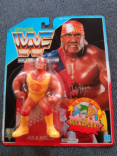 Hulk Hogan Carded WWF Wrestling 1991 Hasbro NEW SE...