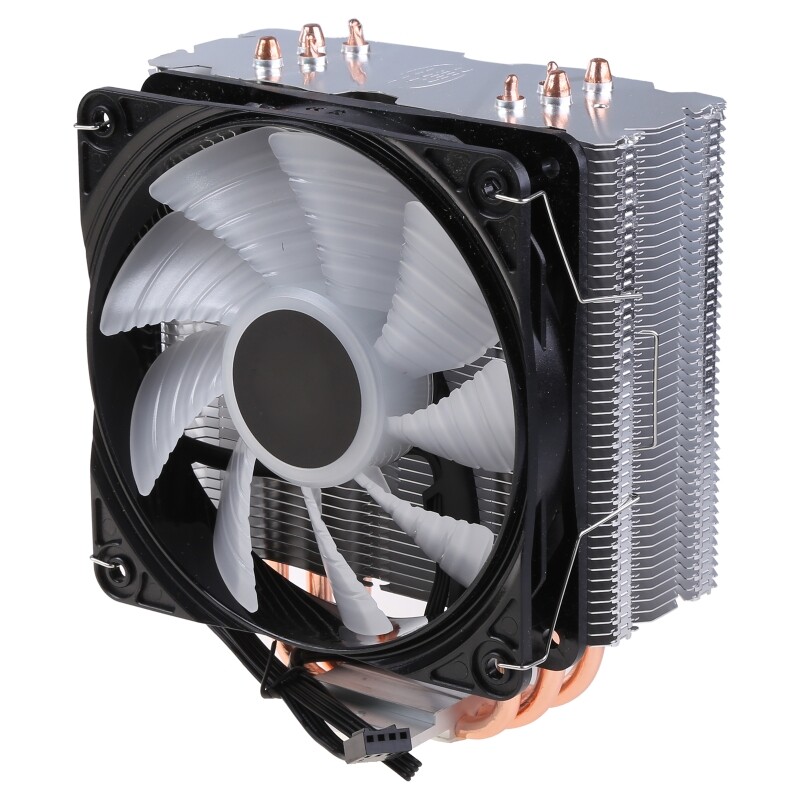 CPU Radiator Ultra Quiet for Fan 4 Heat Pipes Silent PC Cooling Cooler 12V-  | eBay