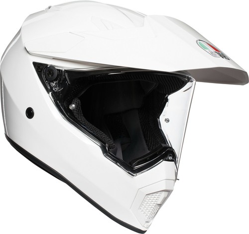 CASCO HELMET INTEGRALE TOURING AX9 PLK MONO WHITE AGV SIZE MS | eBay