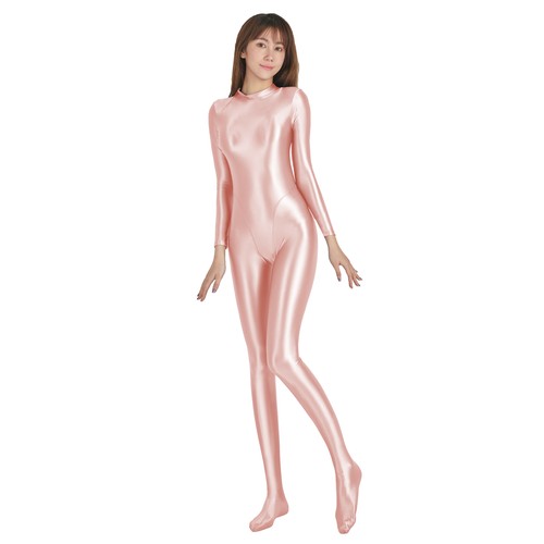 AMORESY Oil Brillo Mono de una pieza Fitness Leotardos Stretch Zentai Bodysuits - Imagen 45 de 45