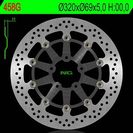 Disque de frein avant moto pour rénover la Suzuki GSXR 600 de 1998