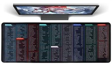 Computer Mouse Pad Desk Mat Excel Shortcut Mouse Pad Quick Key Super Large